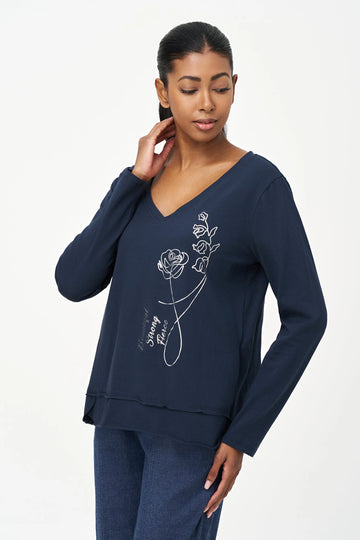 Long Sleeves Graphic Shirt